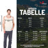 Größentabelle für Herren Tanktop aus ungefärbter Merinowolle